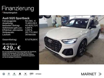Gebraucht Audi SQ5 Sport 341 PS (250 kW) 2021 Gletscherweiß metallic SUV