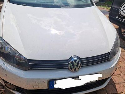 Gebraucht VW Golf VI Highline 122 PS (89 kW) 2010 Weiß Kleinwagen