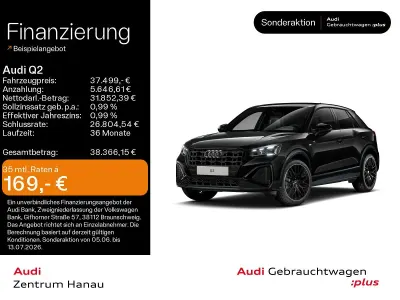 Gebraucht Audi Q2 S-Line 150 PS (110 kW) 2025 Schwarz SUV