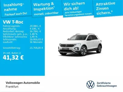 Gebraucht VW T-Roc Goal 116 PS (85 kW) 2025 Weiß SUV