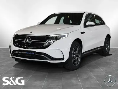 Gebraucht Mercedes EQC400 AMG line 300 kW (408 PS) 2022 Unilack polarweiß SUV