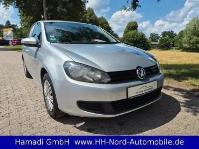 Gebraucht VW Golf VI Trendline 80 PS (58 kW) 2009 Silber Kleinwagen