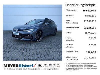 Neu VW Golf VIII R-line 150 PS (110 kW) 2026 Grau Kombi