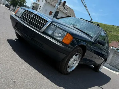 Gebraucht Mercedes 190 1988 Blau Limousine