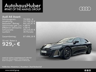 Gebraucht Audi A6 S-Line 204 PS (150 kW) 2026 Mitternachtsgrün metallic Kombi