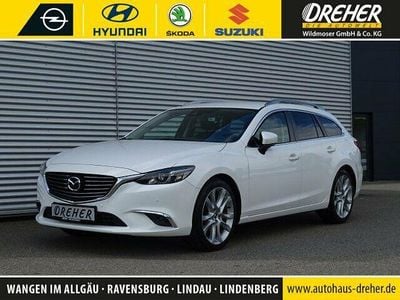 Gebraucht Mazda 6 Kizoku 150 PS (110 kW) 2018 Snowflake white pearl Kombi