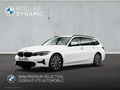 Gebraucht BMW 318 Sport Line 150 PS (110 kW) 2021 Alpinweiß uni Kombi