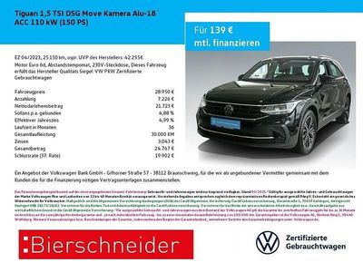 Schwarz Gebraucht 2023 VW Tiguan Move SUV | 28.950 € (Fairer Preis)