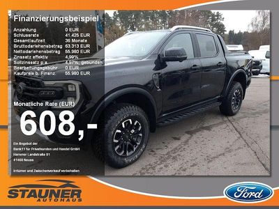 Neu Ford Ranger Wildtrack 205 PS (150 kW) 2026 Schwarz Pickup