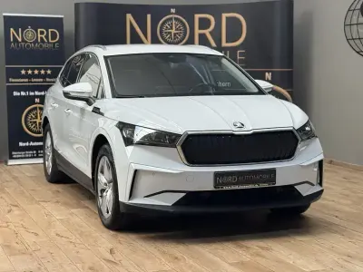Gebraucht Skoda Enyaq iV Loft 150 kW (204 PS) 2022 Moon weiß metallic (metallic) SUV