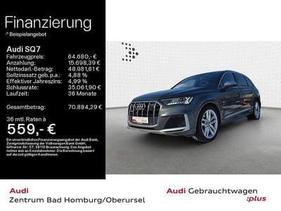 Gebraucht Audi SQ7 Sport 507 PS (372 kW) 2022 Daytonagrau perleffekt SUV