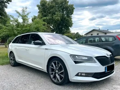 Gebraucht Skoda Superb SportLine 150 PS (110 kW) 2019 Weiß Kombi