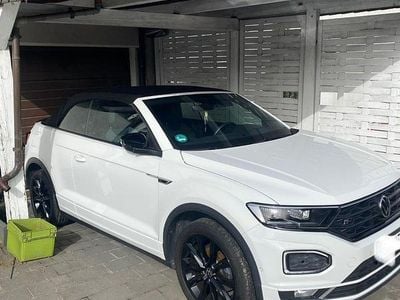 Gebraucht VW T-Roc Cabriolet R-line 150 PS (110 kW) 2019 Weiß Cabrio