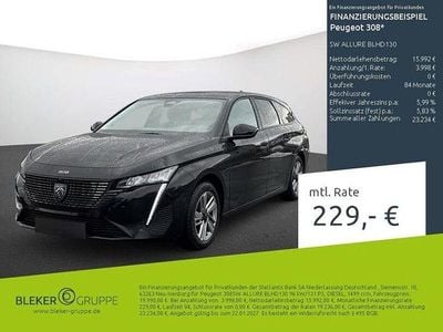 Schwarz Gebraucht 2022 Peugeot 308 Limousine | 19.990 € (Superpreis)