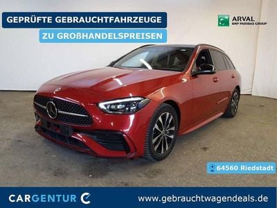 Usata Mercedes C300e AMG line 313 CV (230 kW) 2023 Rosso Berlina