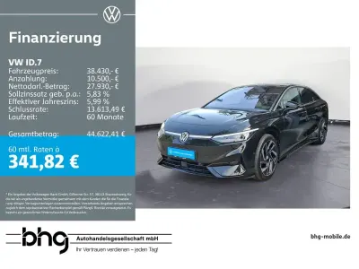 Gebraucht VW ID.7 Pro 210 kW (286 PS) 2024 Grenadillschwarz metallic SUV