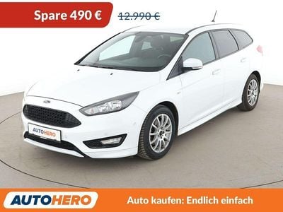 Begagnad Ford Focus ST-Line 125 HK (91 kW) 2018 Vit Kombi