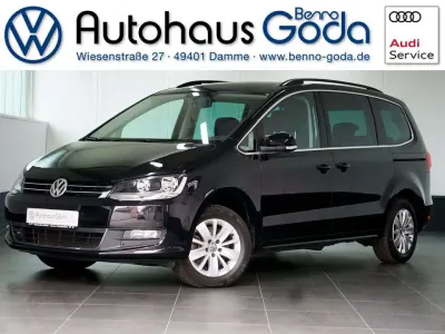 Gebraucht VW Sharan Comfortline 150 PS (110 kW) 2018 Schwarz Van / Kleinbus