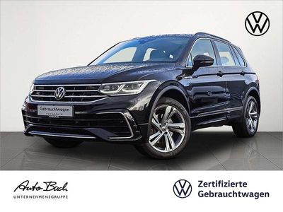 Usata VW Tiguan R-line 200 CV (147 kW) 2022 Nero SUV