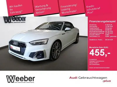 Gebraucht Audi A5 Cabriolet Ambiente 204 PS (150 kW) 2021 Gletscherweiß (metallic) Cabrio