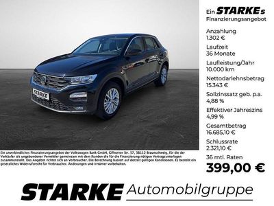 Second-hand VW T-Roc Basis 116 CP (85 kW) 2019 Negru SUV