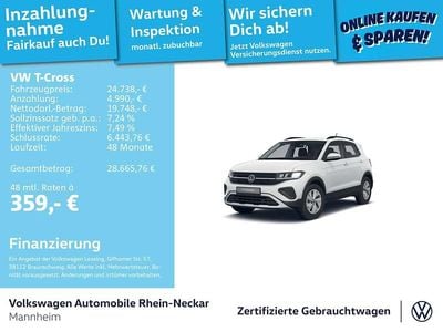 Gebraucht VW T-Cross Life 116 PS (85 kW) 2025 Pure white SUV