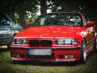 Gebraucht BMW 325 Cabriolet 192 PS (141 kW) 1993 Rot Cabrio