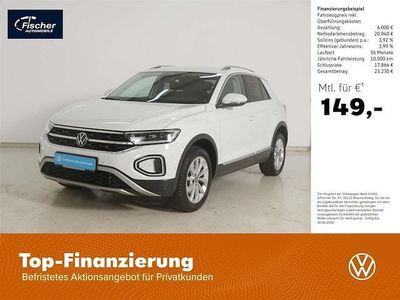 Gebraucht VW T-Roc Style 150 PS (110 kW) 2024 Weiss SUV