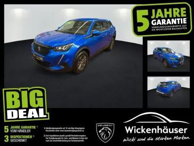 Gebraucht Peugeot 2008 Active 101 PS (74 kW) 2021 Blau/typ aussenverkleidung met SUV