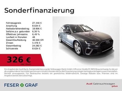 Second-hand Audi A4 S-Line 204 CP (150 kW) 2023 Gri Break