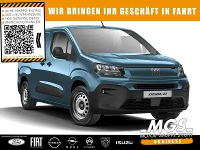 Neu Fiat Doblò 131 PS (96 kW) 2026 Linie blau Van / Kleinbus
