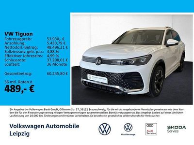 Weiß Gebraucht 2025 VW Tiguan R-line SUV | 53.930 € (Etwas zu teuer)
