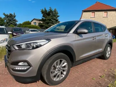 Gebraucht Hyundai Tucson Intro Edition 116 PS (85 kW) 2016 White sand SUV