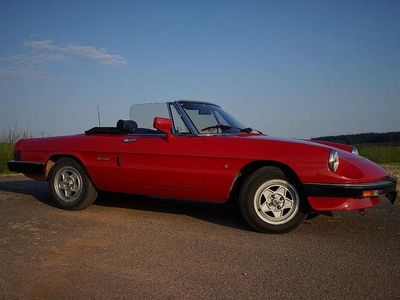 Gebraucht Alfa Romeo Spider 116 PS (85 kW) 1989 Rot Cabrio