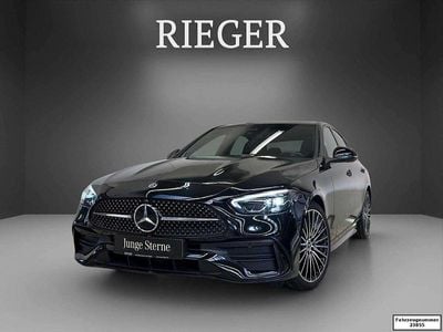 Schwarz Gebraucht 2025 Mercedes C300 AMG Limousine | 49.449 € (Fairer Preis)