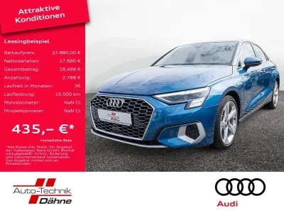Gebraucht Audi A3 Advanced 150 PS (110 kW) 2022 Blau Limousine