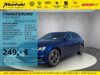 Używany Audi A4 S-Line 252 KM (185 kW) 2018 Niebieski Kombi