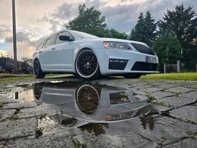 Gebraucht Skoda Octavia vRS 184 PS (135 kW) 2014 Weiß Kombi