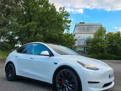 Gebraucht Tesla Model Y Performance 395 kW (538 PS) 2022 Weiß SUV