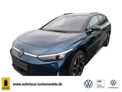 Gebraucht VW ID.7 GTX 250 kW (340 PS) 2025 Aquamarinblau metallic/schwarz Kombi