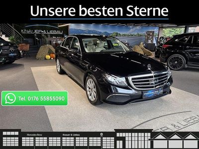 Lack obsidianschwarz Gebraucht 2017 Mercedes E200 Avantgarde Limousine | 27.660 € (Teuer)