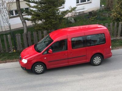 Rot Gebraucht 2009 VW Caddy Maxi Van / Kleinbus | 11.900 €