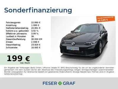 Gebraucht VW Golf VIII R-line 131 PS (96 kW) 2024 Deep black perleffekt Limousine