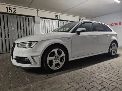 Używany Audi A3 S-Line 150 KM (110 kW) 2015 Biały Sedan/Limuzyna
