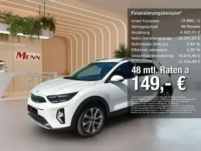 Gebraucht Kia Stonic Spirit 101 PS (74 kW) 2024 Weiß SUV