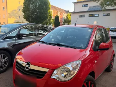 Brugt Opel Agila Edition 86 HK (63 kW) 2008 Rød Hatchback