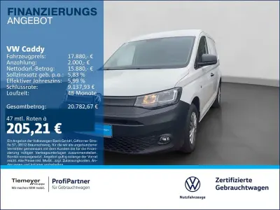 Gebraucht VW Caddy 102 PS (75 kW) 2022 Weiß Van / Kleinbus