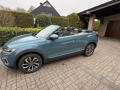 Gebraucht VW T-Roc Cabriolet Style 150 PS (110 kW) 2022 Blau Cabrio