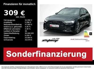 Gebraucht Audi A6 S-Line 286 PS (210 kW) 2025 Mythosschwarz metallic Kombi