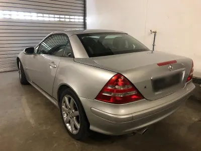 Gebraucht Mercedes SLK200 163 PS (119 kW) 2000 Silber Cabrio